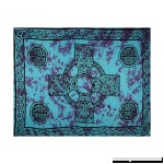 Celtic Sarong Cross Two Tones of Blue Color Will Vary Less Than Perfect  B00C6NJ8R0